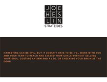 Tablet Screenshot of joeheslin.com